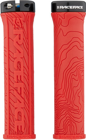 Race Face Half Nelson Lock On Handlebar Grips - red/universal