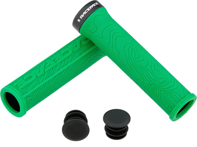 Race Face Half Nelson Lock On Handlebar Grips - green/universal