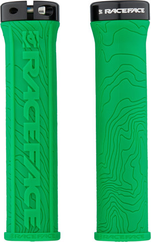 Race Face Half Nelson Lock On Handlebar Grips - green/universal