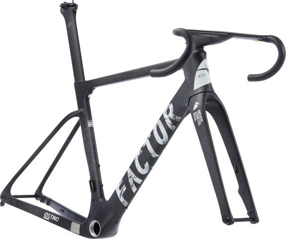 Factor OSTRO Gravel V.A.M. Disco T47a SRAM DUB Kit de marco de carbono - naked grunge/54 cm, 100 mm x 38 cm, SB 0 mm