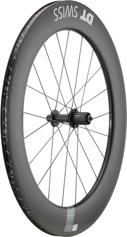 DT Swiss ARC 1400 DICUT 80 Carbon Rim Brake 28" Wheelset - black/28" set (front 9x100 + rear 10x130) Shimano