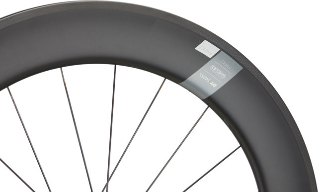 DT Swiss ARC 1400 DICUT 80 Carbon Rim Brake 28" Wheelset - black/28" set (front 9x100 + rear 10x130) Shimano