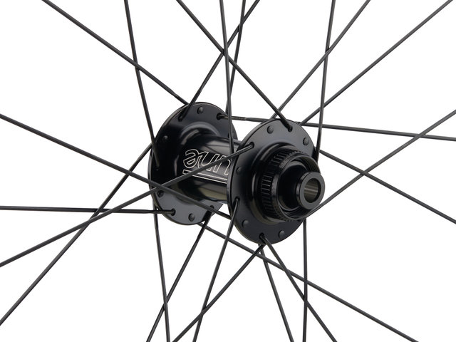 tune Set de Roues TSR35 Disc Center Lock 28" - noir/Set de 28" (avant 12x100 + arrière 12x142) Shimano