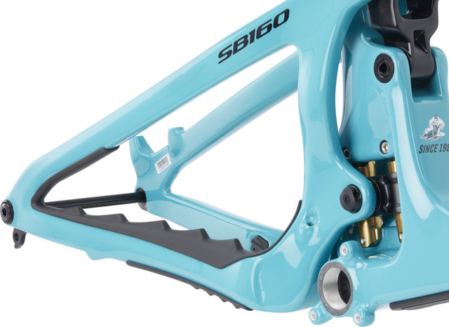 Yeti Cycles SB160 TURQ Carbon 29" Rahmenkit - turq/1 1/8" - 1,5" tapered/L/160 mm/12 mm Steckachse