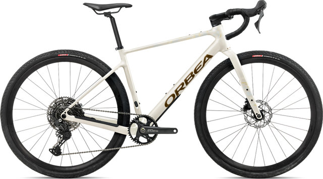 Orbea Vélo de gravel H40 1x 28" - ivory white-mettallic olive green | M | 28" | 45 mm