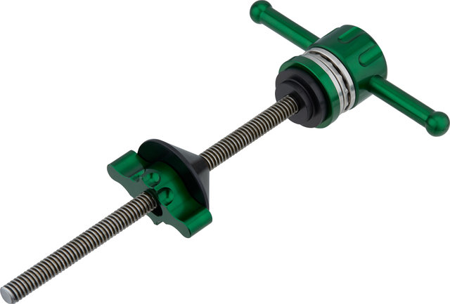 Abbey Bike Tools Herramienta de ejes de pedalier Modular Bearing Press c. palanca - green/universal