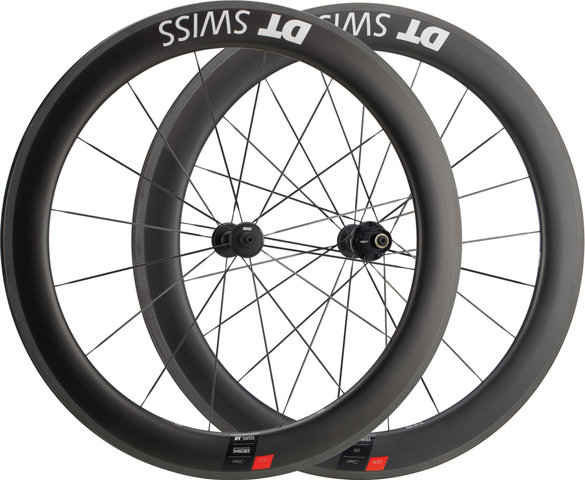 DT Swiss Juego de ruedas con frenos de llanta ARC 1100 DICUT 62 Carbon 28" - negro/28" set (RD 9x100 + RT 10x130) Shimano