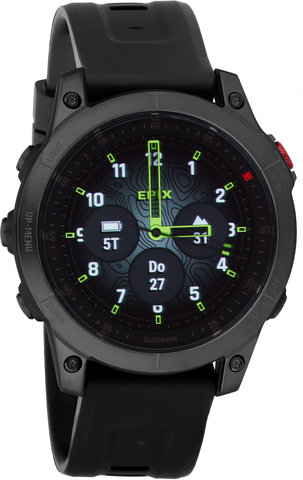 epix Gen2 Sapphire Titanium GPS Multisport Smartwatch - black-slate grey/universal