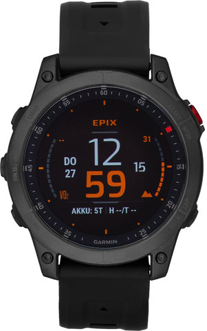 Garmin epix Gen2 Sapphire Titan GPS Multisport-Smartwatch - schwarz-schiefergrau/universal