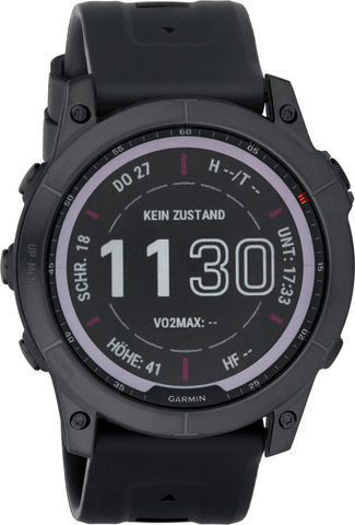 Garmin Smartwatch Multisport GPS fenix 7X Sapphire Solar Titan - noir-noir/universal