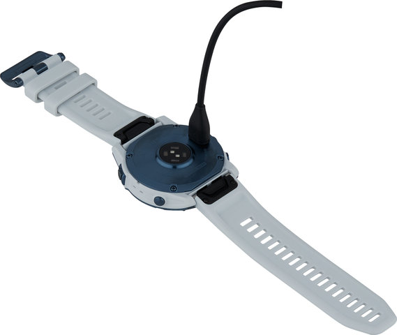 Garmin fenix 7X Sapphire Solar Titanium GPS Multisport Smartwatch - stone white-blue/universal