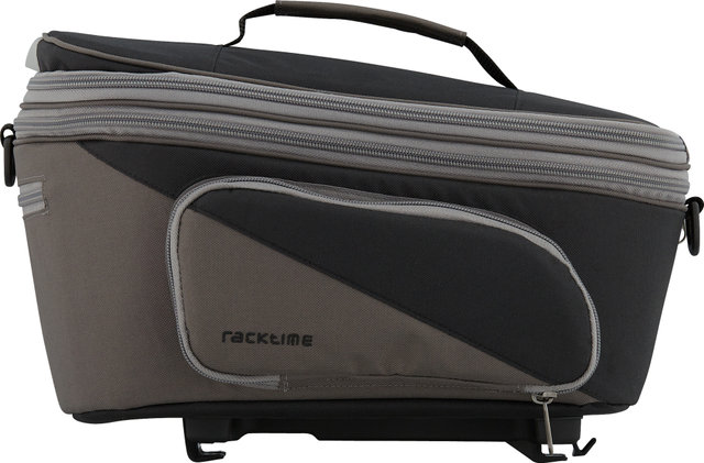 Racktime Talis Plus 2.0 Pannier Rack Bag - carbon black-stone grey/15 litres