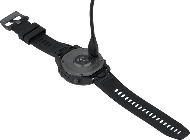 Garmin fenix 7 Sapphire Solar Titan GPS Multisport Smartwatch - black-slate grey/universal