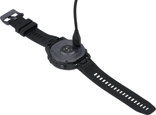 Garmin Smartwatch Multisport GPS fenix 7 Sapphire Solar Titan - noir-noir/universal