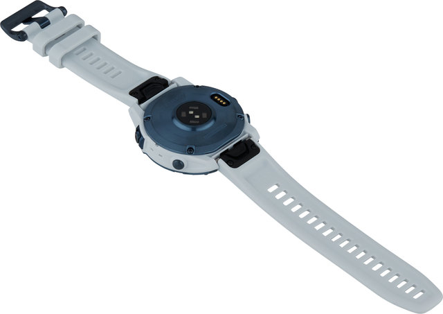 Garmin Reloj multideporte fenix 7 Sapphire Solar Titan GPS - blanco piedra-azul/universal