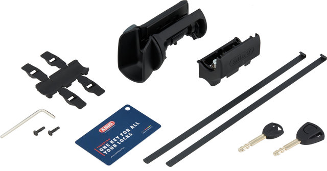 Antivol en U Granit X-Plus 540 avec Attache SH B - black/10,8 x 30 cm