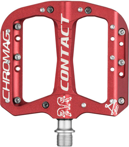 Chromag Contact by Brandon Semenuk Platform Pedals - red/universal