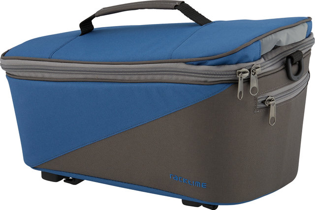 Racktime Bolsa de bicicleta Talis 2.0 - berry blue-stone grey/8 litros