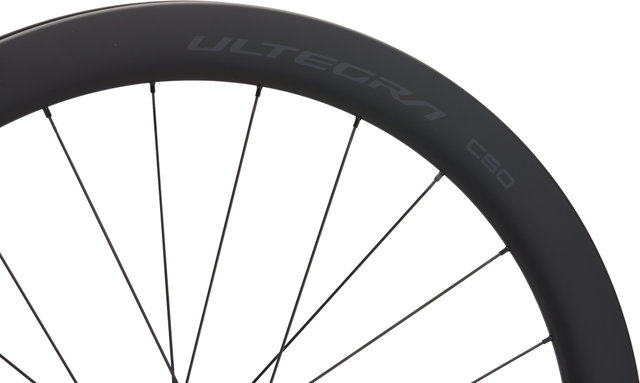 Juego de ruedas WH-R8170-C50-TL Ultegra Disc Center Lock Carbon - negro/28" set (RD 12x100 + RT 12x142) Shimano