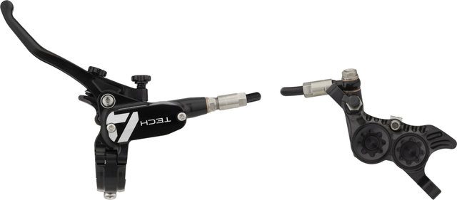 Hope Tech 4 V4 v+h Set Scheibenbremse mit Kunststoffleitung - black-black/Set/links/rechts (seitenspezifisch)