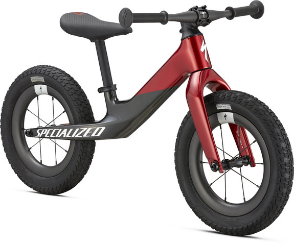 Specialized Bicicleta de equilibrio para niños Hotwalk Carbon 12" - red tint over flake silver base-carbon-white-gold/universal