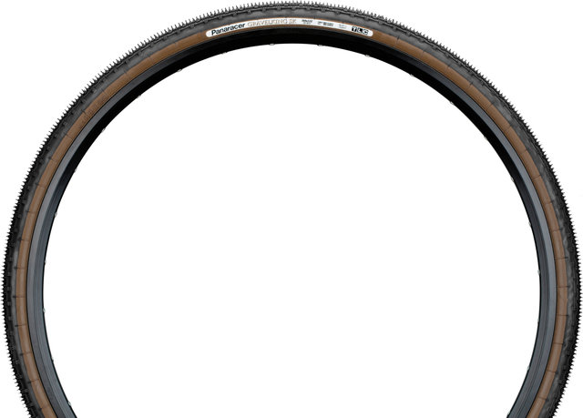 Panaracer GravelKing SK TLC 28" Folding Tyre Set of 2 - black-brown/32-622 (700x32c)