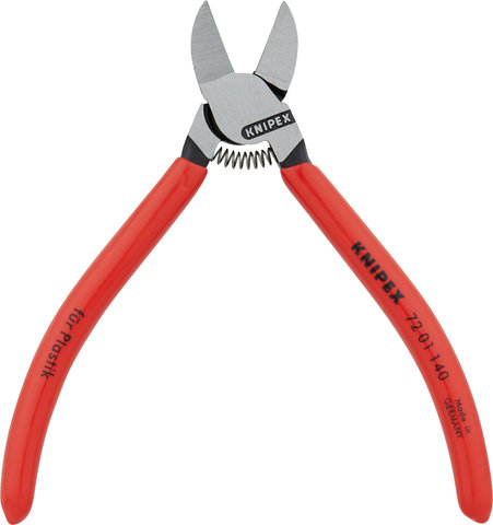 Knipex Diagonal Cutting Pliers for Plastic - red/140 mm