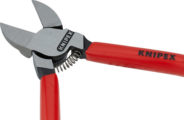 Knipex Alicates de corte diagonal para plástico - rojo/140 mm