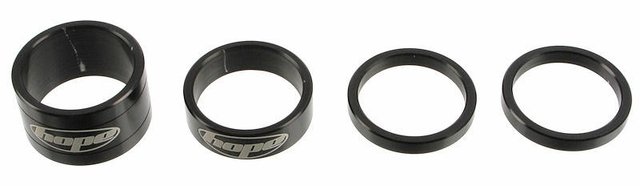 Space Doctor Spacer Set für 1 1/8" - schwarz/universal Space Doctor Spacer Set für 1 1/8" - schwarz/universal