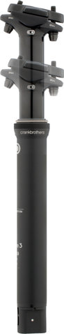 crankbrothers Tige de Selle Highline 3 80 mm - black/380 /30,9 mm/0 /1 vitesse