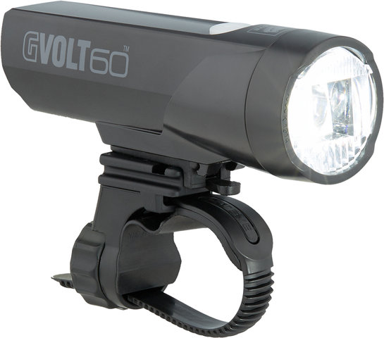 Luz delantera LED con permiso StVZO GVolt 60 - negro/60 Lux
