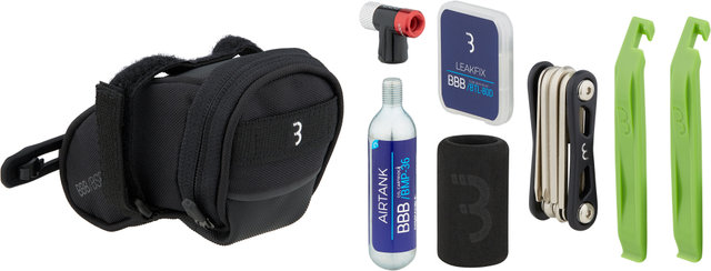 BBB CombiSet SpeedPack CO2 BSB-58 Satteltasche + Werkzeugset + CO2-Pumpe - schwarz/0,79 Liter