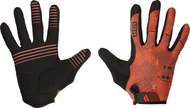 ION Guantes de dedos completos Traze Long - crimson earth/M