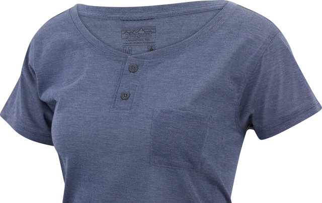 T-Shirt pour Dames Capilene Cool Trail Henley - classic navy/M