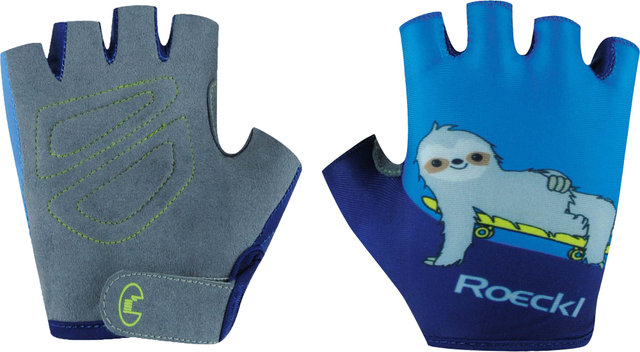 Trient Kids Half Finger Gloves - ibiza blue/4