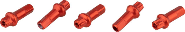 DT Swiss Écrous en Aluminium Pro Lock® Squorx Pro Head® 2,0 mm - 5 pièces - rouge