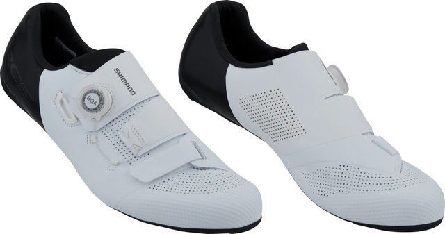 Zapatillas de ciclismo de ruta anchas SH-RC502E - white/46