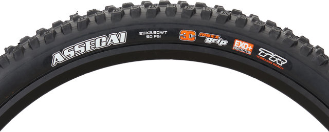 Maxxis Pneu Souple Assegai 3C MaxxGrip EXO+ WT TR 29" - noir/29x2,5