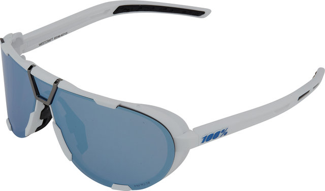 Westcraft Hiper Sportbrille - soft tact white/hiper blue multilayer mirror