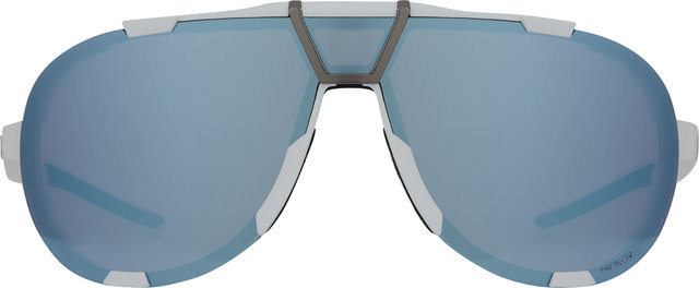 100% Westcraft Hiper Sportbrille - soft tact white/hiper blue multilayer mirror
