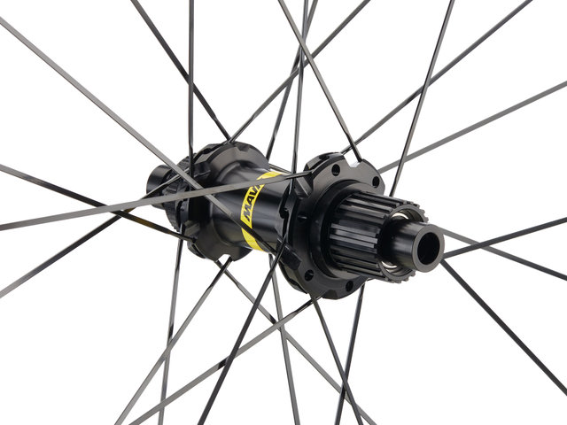 Mavic Crossmax Disc Center Lock 29" Boost Laufradsatz - schwarz/29" Satz (VR 15x110 Boost + HR 12x148 Boost) Shimano Micro Spline