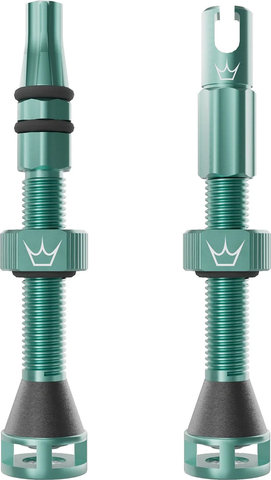 Peaty's Valves tubeless Holeshot Fast Flow - jade | Valve Presta (SV) | 42 mm