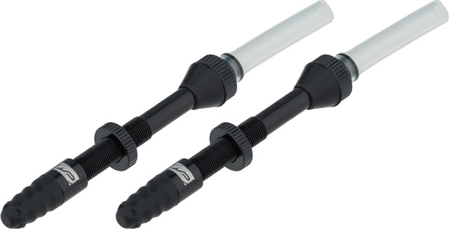 CONTEC FastAir TL Road Tubeless Valve - 2 Pack - black/Presta 55 mm