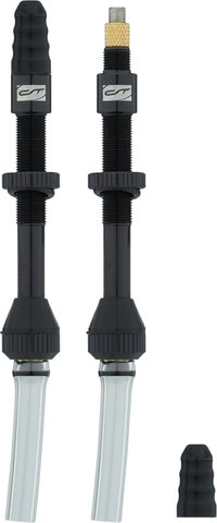 FastAir TL Road Tubelessventil - 2 Stück - schwarz/SV 55 mm