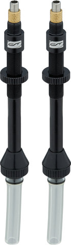 CONTEC Válvula Tubeless FastAir TL Road - 2 unidades - negro/SV 65 mm