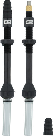 CONTEC FastAir TL Road Tubeless Valve - 2 Pack - black/SV 65 mm