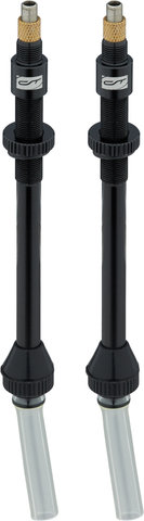 CONTEC Válvula Tubeless FastAir TL Road - 2 unidades - negro/SV 80 mm