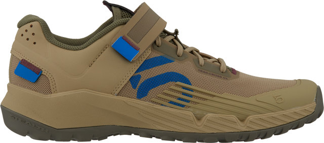 Trailcross Clip-In MTB Shoes - beige tone-blue rush-orbit green/42