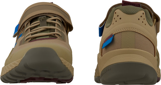 Trailcross Clip-In MTB Shoes - beige tone-blue rush-orbit green/42
