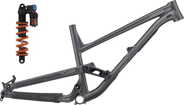 COMMENCAL Kit de cuadro Clash 27,5" con amortiguador Fox DHX2 - dark slate/L